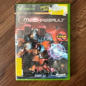MechAssault Microsoft Xbox 2002 in Original Case with Manual Rated Teen